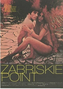 ZABRISKIE POINT:Michelangelo Antonioni-Original Japanese Mini Poster Chirashi - Picture 1 of 2