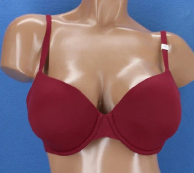 Sujetador Camiseta Forrada con Aros Calvin Klein Nuevo con Etiquetas Talla 32DD #E763 Foto 1 de 4