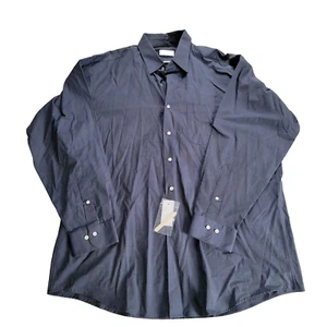 Brooks 346 Shirt Button-Front L/S Blue Dress Shirt size 17-34/5 (50" CHEST) NWT! - Picture 1 of 8