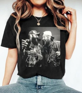 90s Music Graphic T-shirt, Posty X Jelly Roll Concert 2025 Fans Black Shirt, - Picture 1 of 3