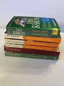 Lot 6 Jan Karon Books 4 7 Mitford Years Father Tims 1 Paperback Series - Picture 1 of 16