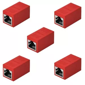 RJ45 Coupler Female to Female Internet Cable Connector Inline Coupler Suitabl... - Picture 1 of 5