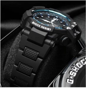 Ersatzband Casio GW-A1100 GA-1000 Kunststoff Resin, Schließe massiv - Bild 1 von 10