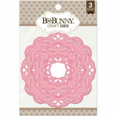 BO BUNNY BoBunny Ornate Doilies Die Cutting Dies 3PC - 12839451 New