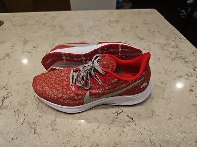 Nike Air Zoom Pegasus Shoes Womens 8.5 Red Ohio State Buckeyes OSU C12048-600 - Image 1 of 4