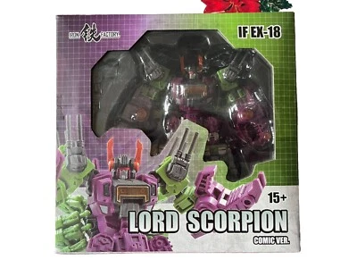 Iron Factory If Ex-18 Lord Scorpion Scorponok Mint In Box - Immagine 1 di 4