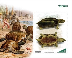 Turtles MNH Stamps 2022 Sierra Leone S/S - Picture 1 of 1
