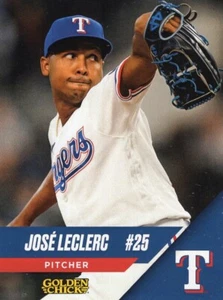 2023 Jose Leclerc Texas Rangers MLB Baseball Golden Chick SGA Postkarte Teamkarte - Bild 1 von 1