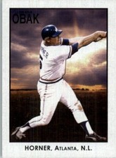 2010 TRISTAR Obak Black #32 Bob Horner /50