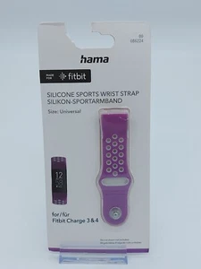 Hama Universal Ersatz Armband für Fitbit Charge 3/Fitbit Charge 4 Lila - Bild 1 von 2