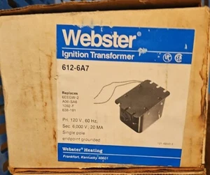 WEBSTER TRANSFORMER 612-6A020 V.120 NEW - Picture 1 of 1