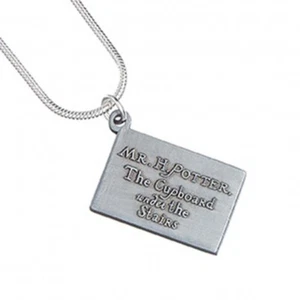 Collar de letras de aceptación de Harry Potter Hogwarts en cadena plateada - Imagen 1 de 3