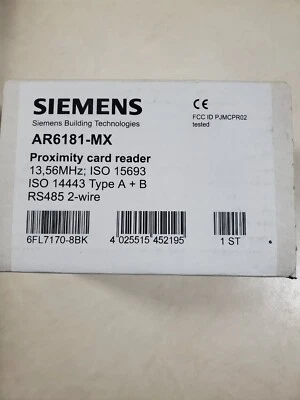 Siemens AR6181-MX Proximity Card Reader RS485 2-Wire