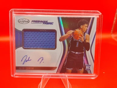 🔥🔥2021 Panini Chronicles Draft Picks Jalen Johnson Freshman Fabric /99🔥🔥 - Image 1 of 4