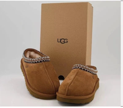 Zapatilla para mujer UGG Tasman de gamuza castaño Foto 1 de 4