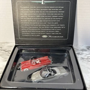 Hallmark Keepsake 2005 Ford Thunderbird 50th Anniversary Ornament Set of 2 Cars. - Picture 1 of 8