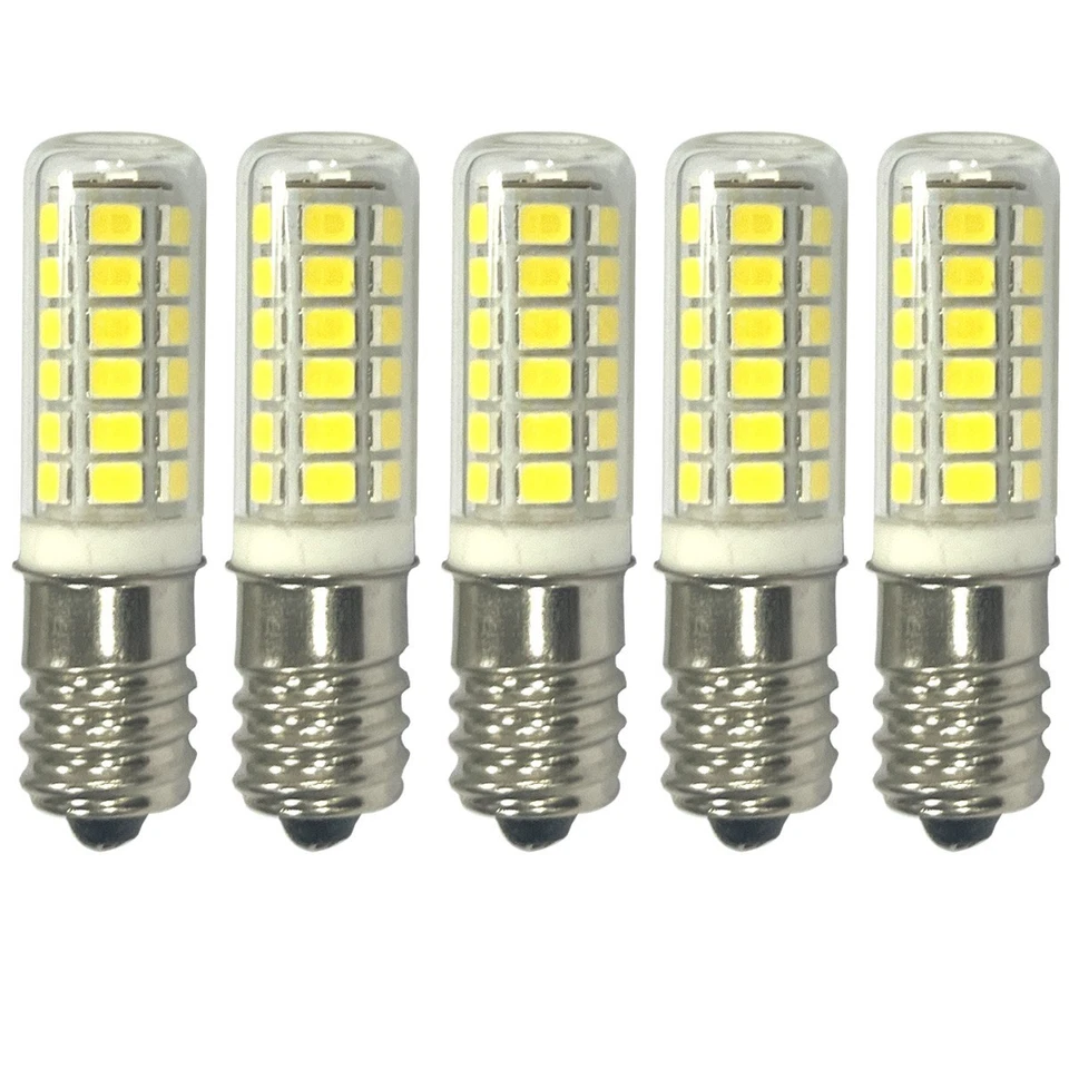 5pcs E12 C7 Candelabra LED Light Bulb 39-2835 T4/B4 Lights Lamp 2.5W 120V Bulbs - Image 1 of 2
