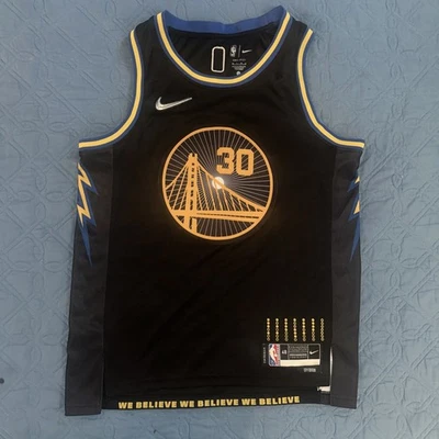 Golden State Warriors Stephen Curry City Swingman Edition Size Men’s 48 - Image 1 of 4