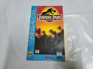 Jurassic Park Sega CD Original Manual Only No Game - Picture 1 of 3
