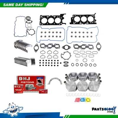 Kit de reconstrucción de motor DNJ EK412A para Mazda Tribute 2004 3,0 L V6 DOHC 24 V cúbico 181 Foto 1 de 4