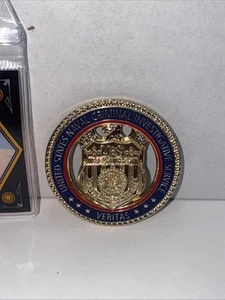 RARO EE. UU. NCIS Centro de Alerta de Amenazas Múltiples MTAC Agente Especial Desafío Moneda Nueva - Imagen 1 de 8