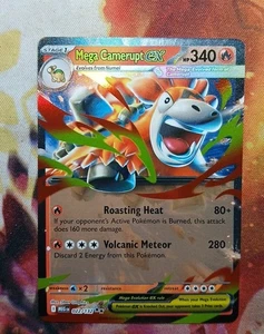 Mega Camerupt ex 022/132 Me01: Mega Evolution Holo Near Mint Fresh Pulls - Picture 1 of 2