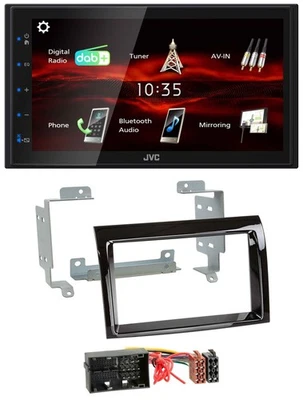 JVC USB Bluetooth MP3 DAB 2DIN Autoradio für Fiat Ducato Peugeot Boxer Citroen J - Bild 1 von 4