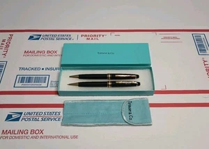 Tiffany & Co Mont Blanc Meisterstuck Ballpoint Pen And Mechanical Pencil Set Box - Picture 1 of 19