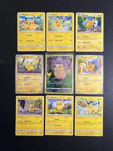 9 Pikachu Pokemon Card Collection XY SM SWSH SV Ultra Rare Holo PTCG A2 - Picture 1 of 2