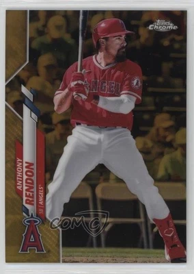 2020 Topps Chrome Update Target Gold Refractor /50 Anthony Rendon #U-1 - Image 1 of 2