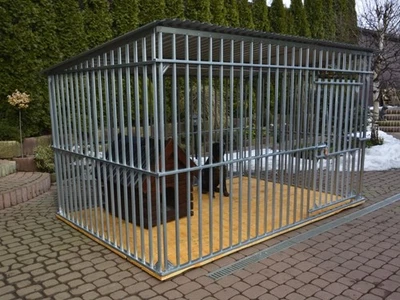 Verstärkter Hundezwinger mit Holzboden 3 x 2 x 1,71 m * ZW003 * Zwinger * NEU! - Bild 1 von 4