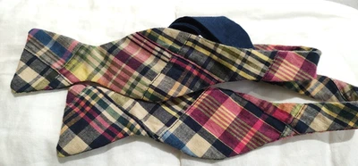 Pajarita patchwork madras marca Just Madras nueva con etiquetas Foto 1 de 4