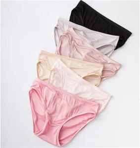 3 Pair 100% Mulberry Silk Underwear Women Briefs Thin Lady Panties Girly Panties - Bild 1 von 22