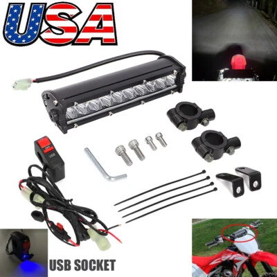 For Honda CRF230F CRF250 LED Headlight Light Bar Kit CRF450X/450 Dirt Bike 97-23 - Image 1 of 4