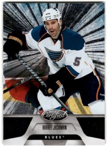 2011-12 Panini Certified Totally Silver Barret Jackman #143 St. Louis Blues