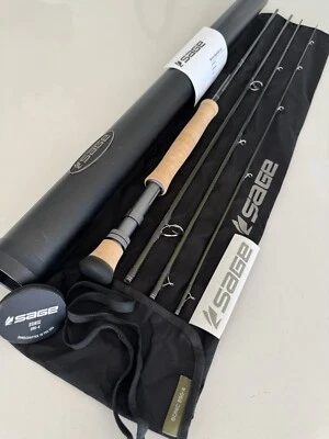 **HERMOSO** NUEVO SAGE SONIC 8wt 9’ft~4 piezas Flyrod!! Foto 1 de 4