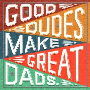 Biglietto di auguri Happy Father's Day papà buoni ragazzi fai grandi papà pennant Hallmark - Foto 1 di 3