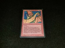 MTG 1x Revised red rare MP Italian FBB Shivan Dragon - ships w/ tracking