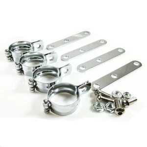 Motorcycle Adjustable 52-60mm Headlight Bracket Mount Fork Mount Clamp Holder - Bild 1 von 9