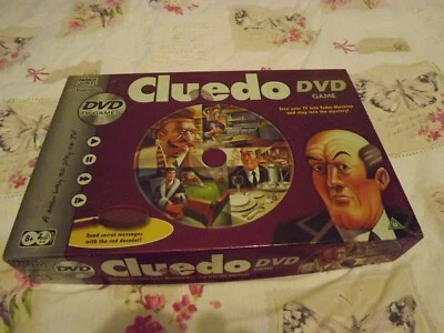 2005 CLUEDO DVD BOARD GAME BY PARKER COMPLETE IN GOOD CONDTION - Image 1 of 4