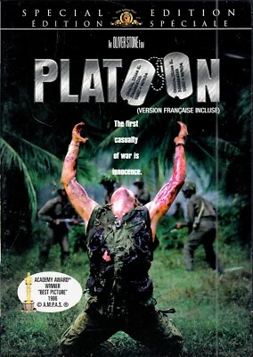 Platoon - Tom Berenger, Willem Dafoe, Charlie Sheen, Forest Whitaker,  Used DVD - Image 1 of 2