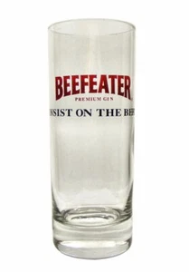 Set Of 2 x Beefeater Gin Tall Drinking Glasses "Insist On The Best" Brand New  - Picture 1 of 1