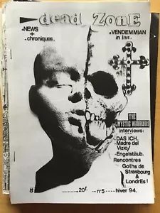 DEAD ZONE Fanzine 1994: DAS ICH, MUTTER DES LASTERS, VENDEMMIAN, PROJECT PITCHFORK - Bild 1 von 1