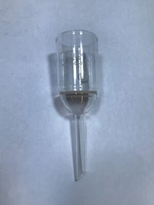 Pyrex Lab Glass 60mL Medium Fritted Buchner Filter Funnel, 40mm Disc, 36060M - Picture 1 of 7