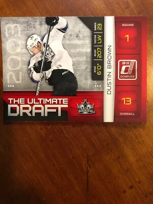 10-11 Panini Donruss Hockey The Ultimate Draft #11 Dustin Brown Foto 1 de 2