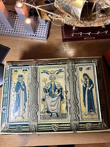 Vintage Large,LEBKUCHENFABRIK Tin Nurnberg E.Otto Schmidt - Picture 1 of 13