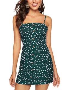 Praktisches Damen Trägerkleid Freizeitkleid Micro Muster - Bild 1 von 3