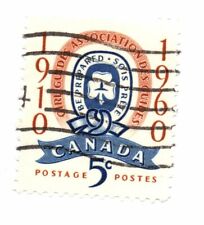 Canada Stamp #389 - Girl Guide Emblem (1960) 5¢ (a3)