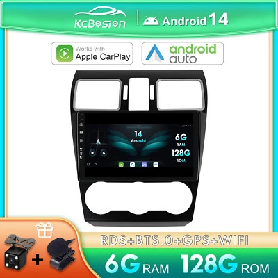 Per Subaru Forester XV/WRX 2012-2017 Android 14 Autoradio 6+128GB CarPlay DAB+ - Immagine 1 di 4