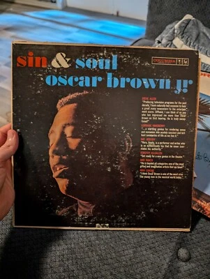Early Blues Sin & Soul Oscar Brown Jr MONO Jazz 1960 LP CL 1577 EX/Vg - Image 1 of 4